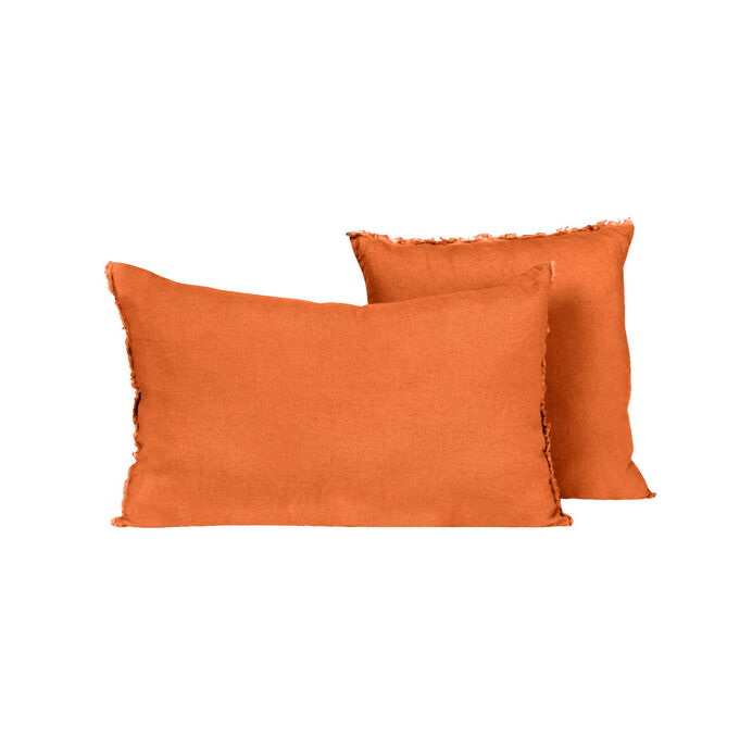 Harmony Textile - Haomy Housse de Coussin VITI en Lin Lavé