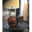 Lampe à Huile de Paraffine - Sphère Décorative Dark Amber en Verre Soufflé - 4 Tailles