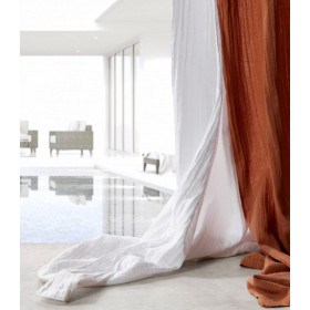 Rideaux DILI Double Gaze de Coton - HARMONY HAOMY 
