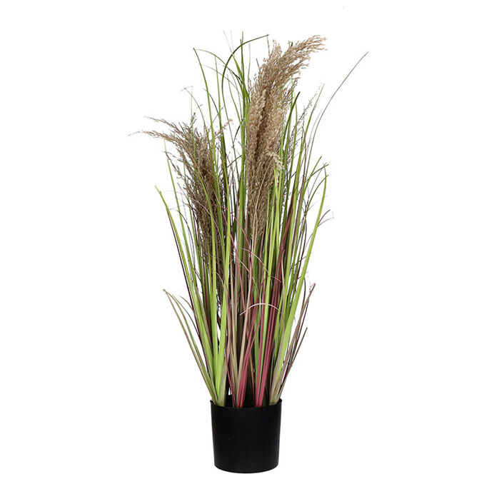 Bouquet d'Herbes Artificielles GRASS Naturel - D11 X H78cm Pomax à ...