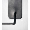 Porte serviettes PATI Double Barre en Acier Inoxydable Noir - Style Contemporain - L60xH24 cm - HOUSE DOCTOR