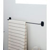 Porte serviettes PATI Simple Barre en Acier Inoxydable Noir - Style Contemporain - L60xH6 cm - HOUSE DOCTOR