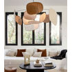 Suspension Métal Tissu SCREEN 70's XL - Diam. 110cm