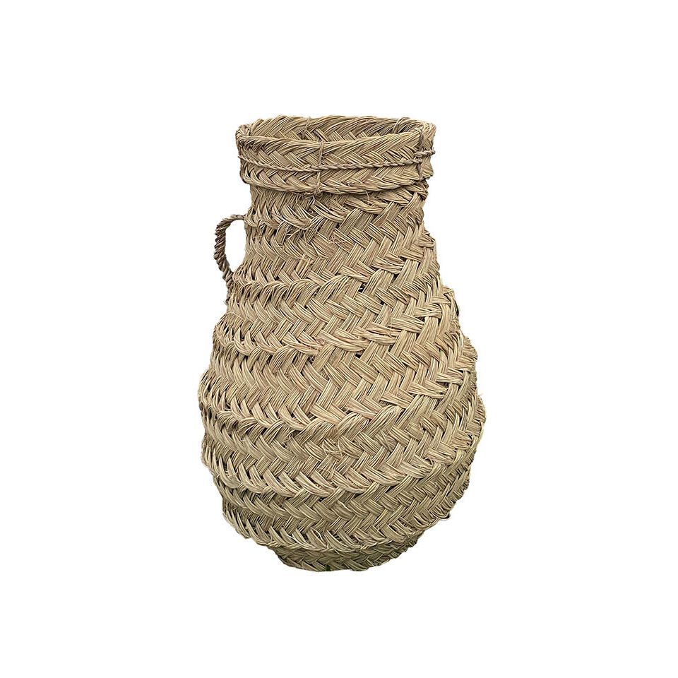 Amphore en Doum tressé 50cm - LA MAISON DE LILO