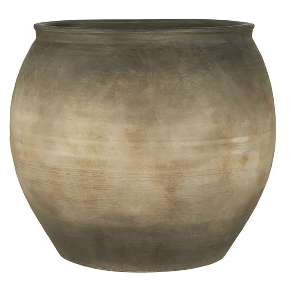 Pot en céramique gris - H:33CM Ø:35CM - IB LAURSEN