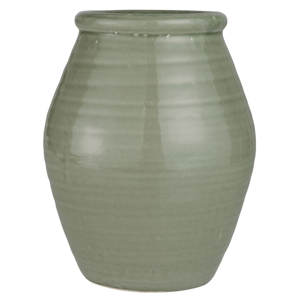 Pot en céramique vert H: 32 Ø: 25 - IB LAURSEN