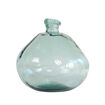 Verrerie MURANO Transparente en Verre Recyclé Vert Clair - H. 33cm  