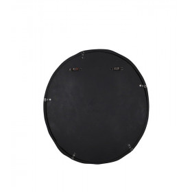 Miroir CHARLIE Alu - Bord Noir Métal - 40X2X35 cm - POMAX