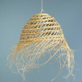 Suspension Dôme XL Doum Ajourée Naturel - LA MAISON DE LILO