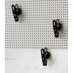 Lot de 4 Aimants Magnets CLIPS pour Accroche Photos/Notes - Métal Noir 6x10 cm - HOUSE DOCTOR