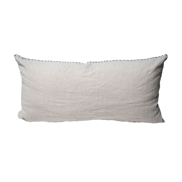 Bed and Philosophy Coussin BILL 100% Lin Fait Main Finition Point S...