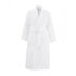 Peignoir NAIA en Eponge 100% Coton Col Châle Couleur:Blanc  Vent du Sud