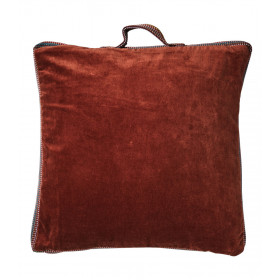 Housse de Coussin de Siège TOULOUSE en Velours de Coton - 45x45x5 cm - AFFARI