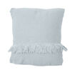 Coussin ARTY 100% Lin Finition Frangée - 35x35 - BED AND PHILOSOPHY
