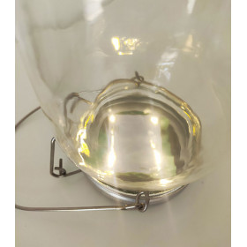 Lanterne d'extérieur LED solaire à poser ou suspendre - IMPRESSION LIN