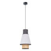 Suspension Cannage Blanc/Anthracite SINGAPOUR XS - Diam. 22cm - MARKET SET