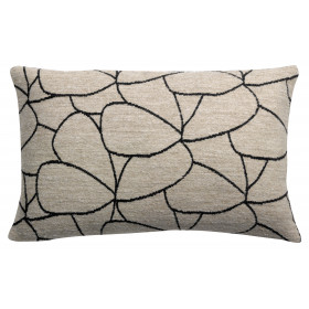 Coussin Dany Blanc et noir -  