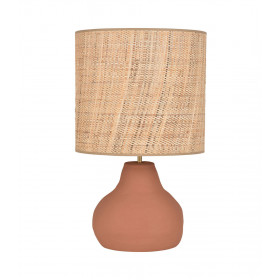 Lampe Céramique et Bana Terracotta PORTINATX M - H. 58cm - MARKET SET