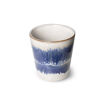 Mug 70' en céramique gris bleu - COSMOS - HK Living