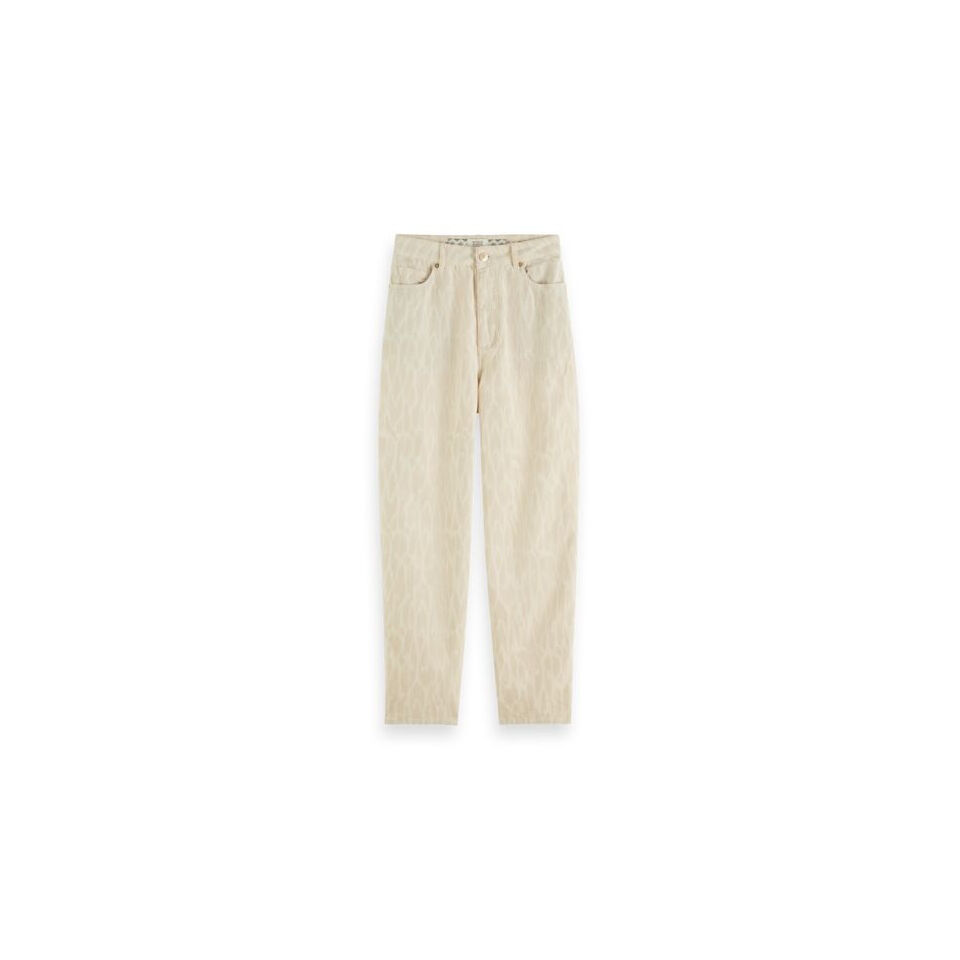 The Tide - Pantalon en Velours Côtelé Ecru
