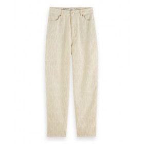 The Tide - Pantalon en Velours Côtelé Ecru