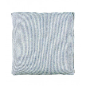 Housse de Coussin 100% Coton Rayé Bleu - 45x45 - IB LAURSEN