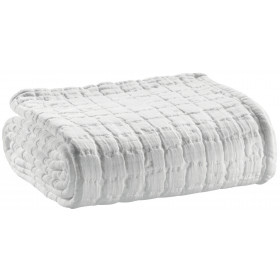 Plaid en coton stonewashed Swami - 130x200