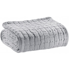 Plaid en coton stonewashed Swami - 130x200