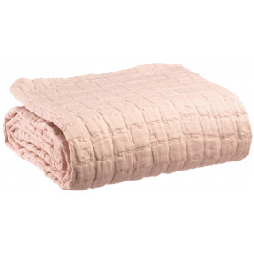 Plaid en coton stonewashed Swami - 130x200