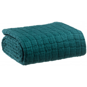 Plaid en coton stonewashed Swami - 130x200