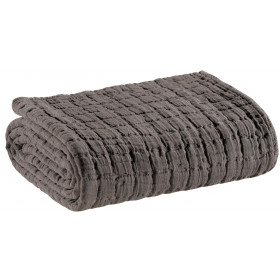 Plaid en coton stonewashed Swami - 130x200