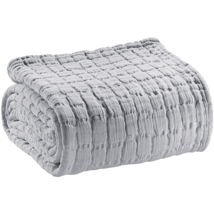 Vivaraise Couvre-lit en coton stonewashed Swami