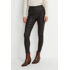 Legging en Faux Cuir Python CRTabea Dark Brown Crocodile - CREAM