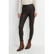 Legging en Faux Cuir Python Tabea Dark Brown Crocodile