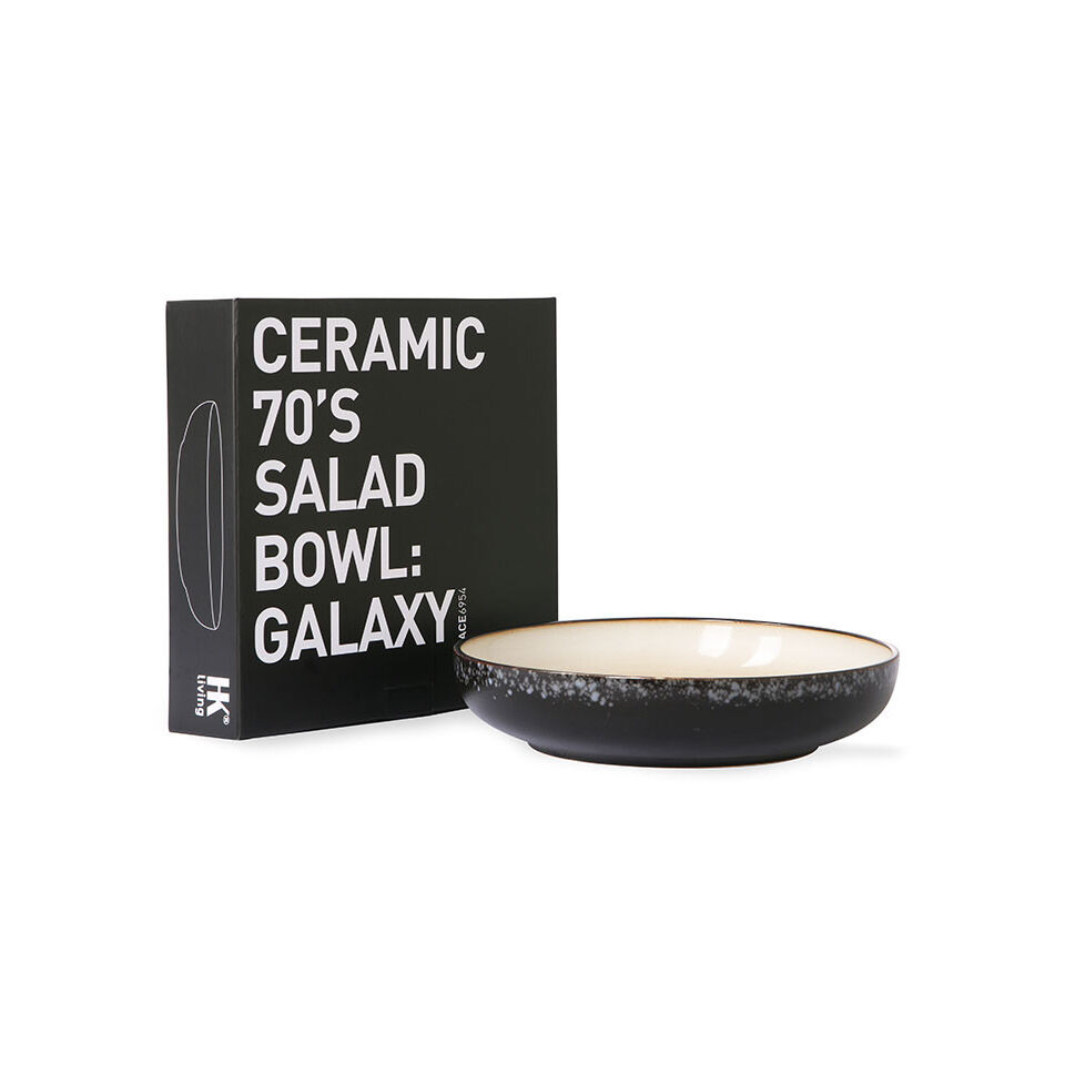 Bol 70' à salade en céramique Galaxy - HK Living