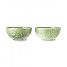 Set de 2 Bols céramique Emeraude - HK Living