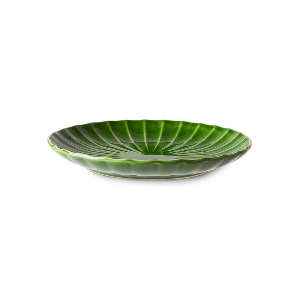 Set de 2 assiettes à dessert en céramique Emeraude - HK Living