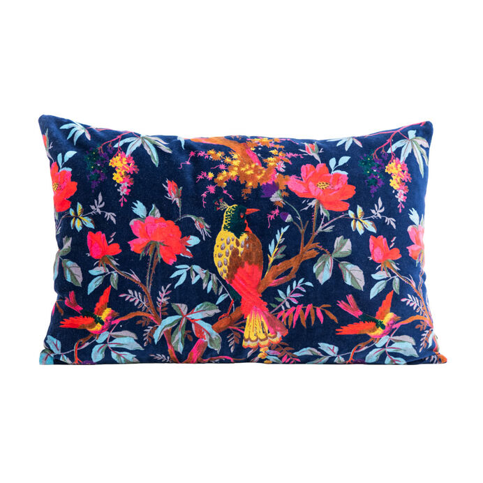 Harmony Textile - Haomy Housse de Coussin BIRDY en Velours