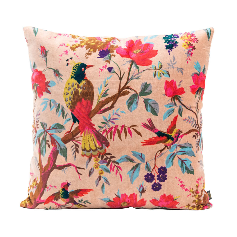 Housse de Coussin BIRDY en Velours - HARMONY HAOMY Couleur:Cimarron Dimensions:45 x 45