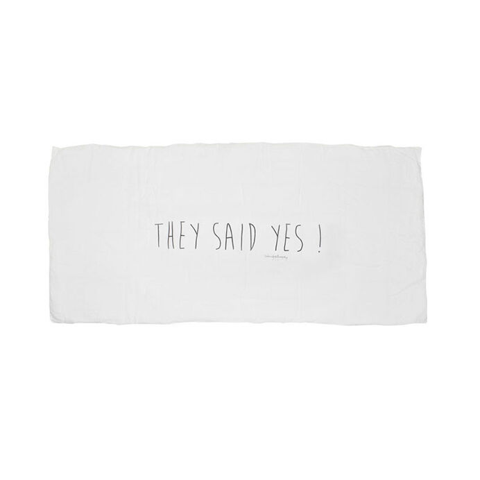 LOFT Mariage - Edredon "They said yes" 100% Lin - BED AND PHILOSOPHY