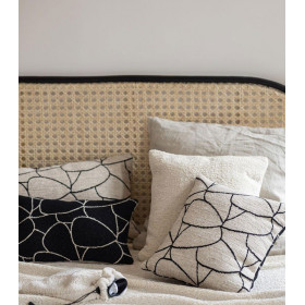 Coussin Dany Blanc et noir -  