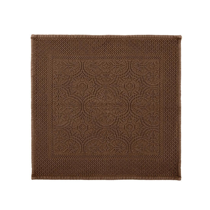 Harmony Textile - Haomy Tapis de Bain carré KYMI - 60X60