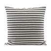 Housse de coussin STRIPE Gris / Noir 60x60 cm