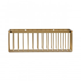 Etagère panier murale pour salle de bain BATH coloris laiton brossé - HOUSE DOCTOR HOUSE DOCTOR