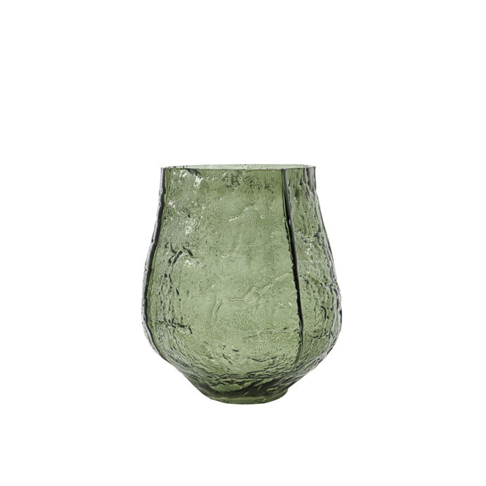Vase ou dame-Jeanne en verre coloris vert clair- House Doctor