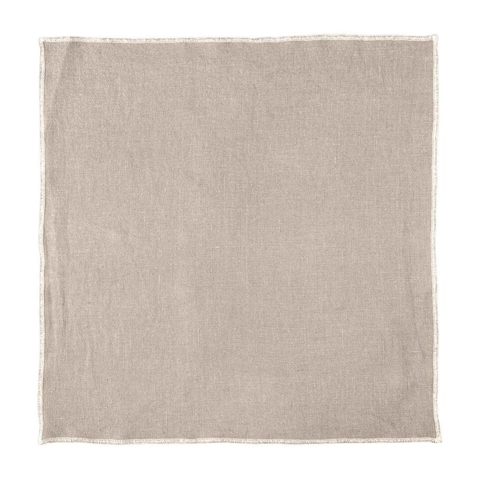 Serviettes de Table VENISE 100% Lin Lavé - 40 x 40 - HARMONY HAOMY