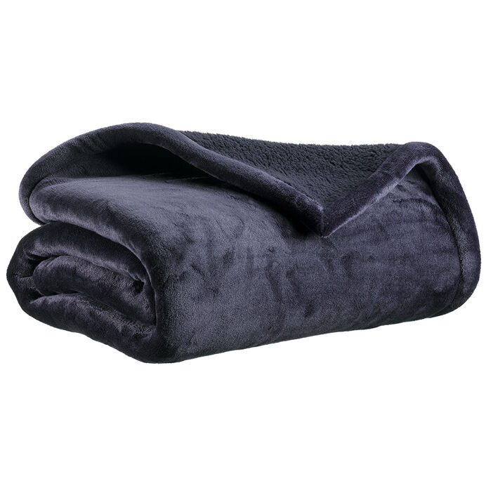 Couvre lit et Plaid Microfibre MICHKA - Vivaraise | Impression lin