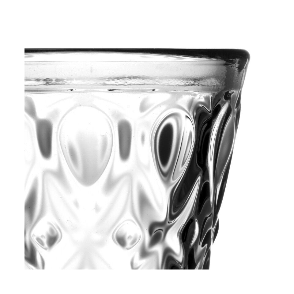 Gobelet Verre à Eau sur Pied LYONNAIS en verre pressé - 20 cl - LA ROCHERE