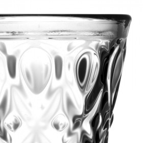 Gobelet Verre à Eau sur Pied LYONNAIS en verre pressé - 20 cl - LA ROCHERE