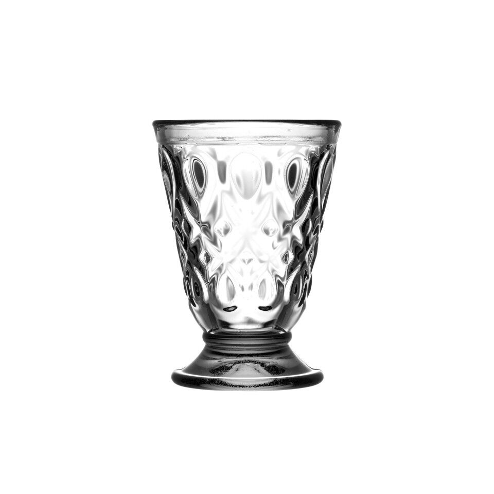 Gobelet Verre à Eau sur Pied LYONNAIS en verre pressé - 20 cl - LA ROCHERE